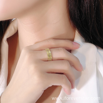 New Ins Style 18K Gold Plated Fashion Rings